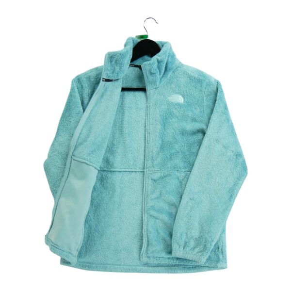 Veste polaires enfant manches longues turquoise The North Face Col Montant QWE0250