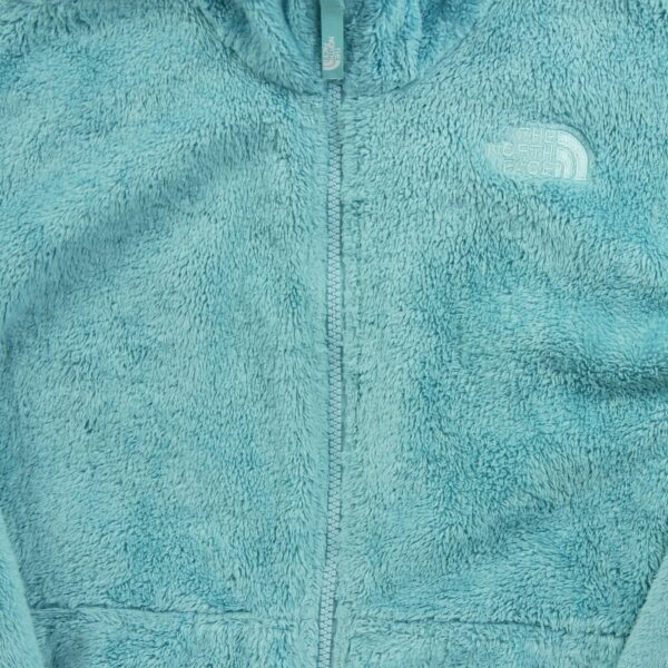 Veste polaires enfant manches longues turquoise The North Face Col Montant QWE0250