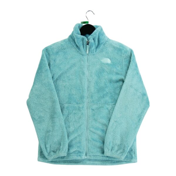 Veste polaires enfant manches longues turquoise The North Face Col Montant QWE0250