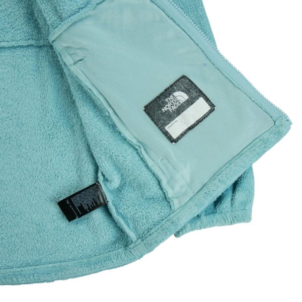 Veste polaires enfant manches longues turquoise The North Face Col Montant QWE0250