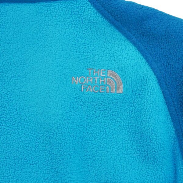 Veste polaires femme manches longues turquoise The North Face Col Montant QWE1548