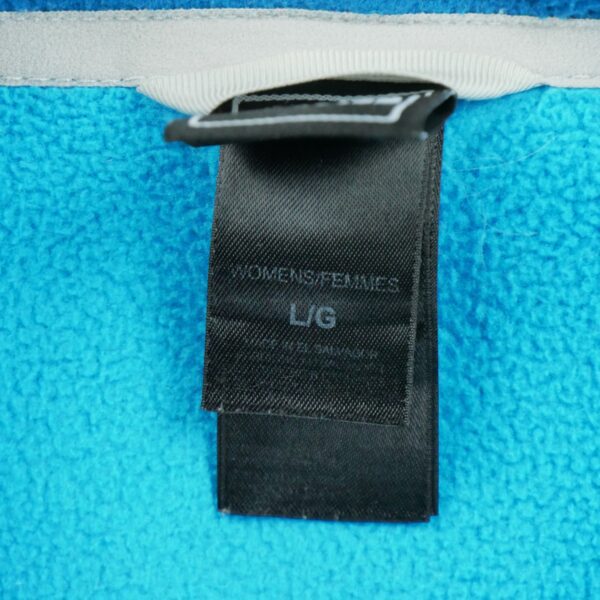 Veste polaires femme manches longues turquoise The North Face Col Montant QWE1548