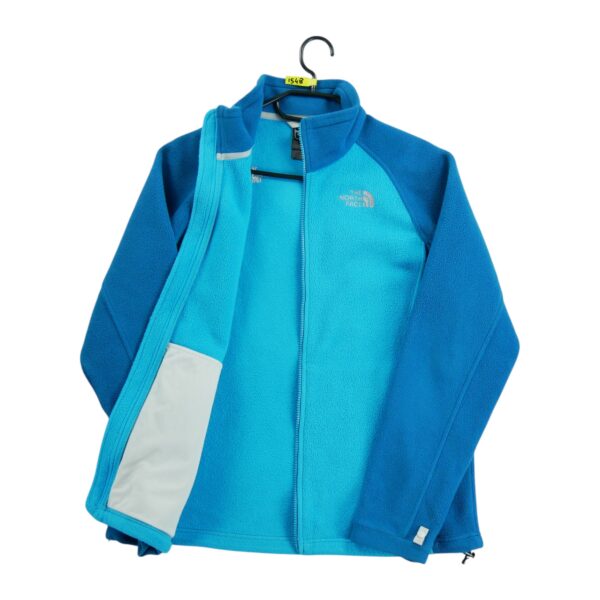 Veste polaires femme manches longues turquoise The North Face Col Montant QWE1548