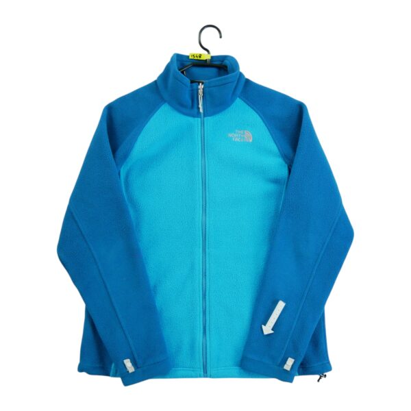 Veste polaires femme manches longues turquoise The North Face Col Montant QWE1548