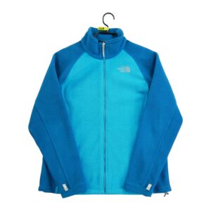Veste polaires femme manches longues turquoise The North Face Col Montant QWE1548