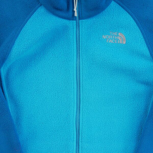 Veste polaires femme manches longues turquoise The North Face Col Montant QWE1548