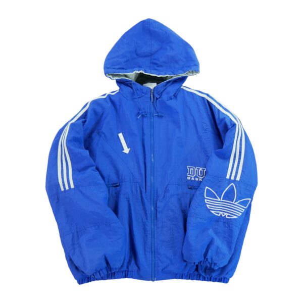 Blouson homme manches longues bleu Adidas Col Montant Equipe Duke QWE2409
