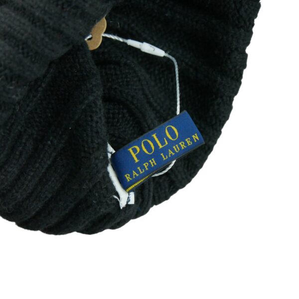 Bonnet homme noir Polo Ralph Lauren QWE9057