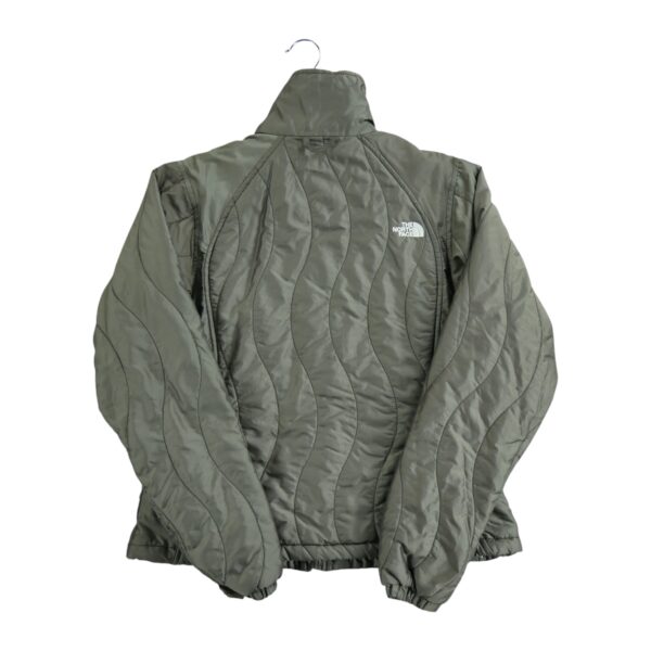 Doudoune femme manches longues marron The North Face Col Montant QWE3584