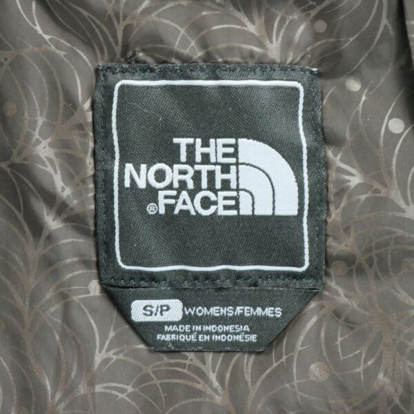 Doudoune femme manches longues marron The North Face Col Montant QWE3584