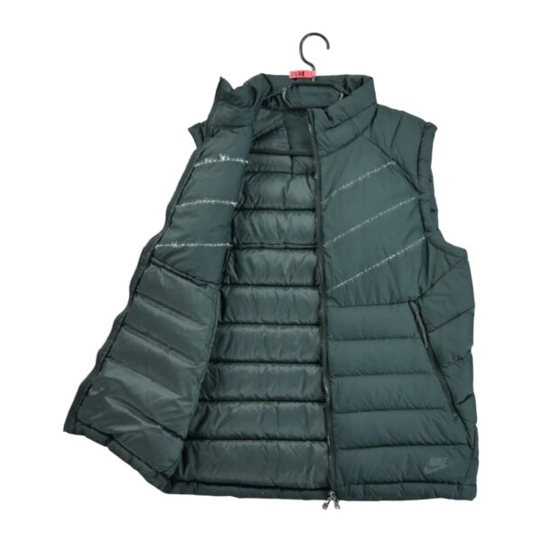 Doudoune femme sans manches noir Nike Col Montant QWE2278