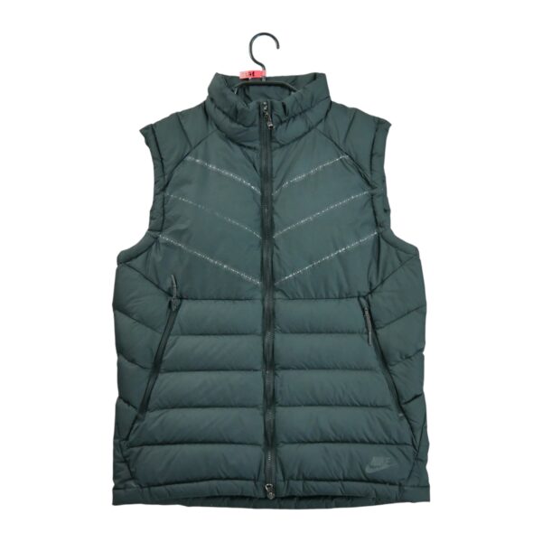 Doudoune femme sans manches noir Nike Col Montant QWE2278