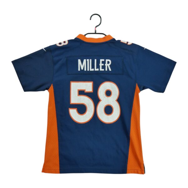 Maillot manches courtes enfant marine Nike Equipe Denver Broncos QWE2107