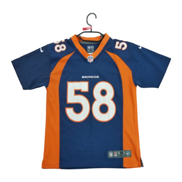 Maillot manches courtes enfant marine Nike Equipe Denver Broncos QWE2107