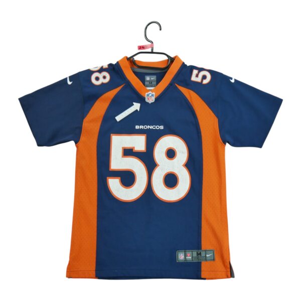 Maillot manches courtes enfant marine Nike Equipe Denver Broncos QWE2107