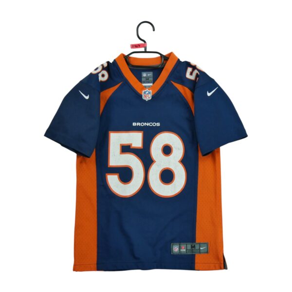 Maillot manches courtes enfant marine Nike Equipe Denver Broncos QWE2107