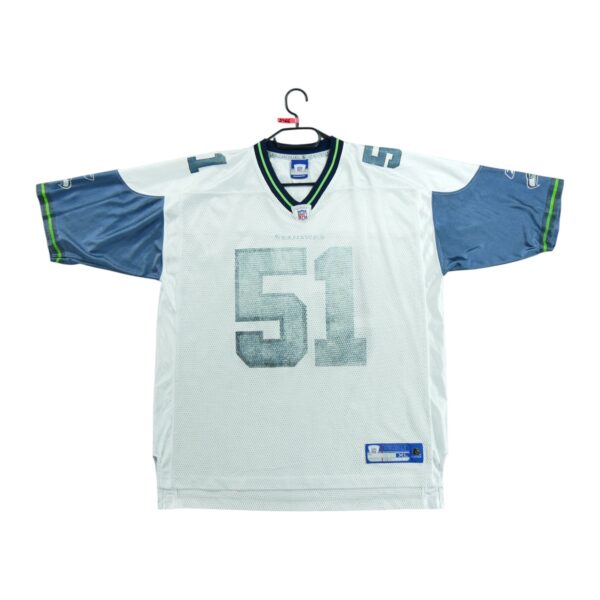 Maillot manches courtes homme blanc Reebok Equipe Seattle Seahawks QWE2166