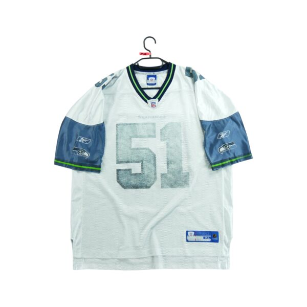 Maillot manches courtes homme blanc Reebok Equipe Seattle Seahawks QWE2166