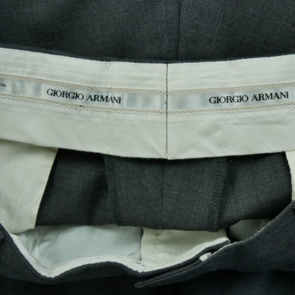 Pantalon classiques homme gris Georgio Armani QWE3302