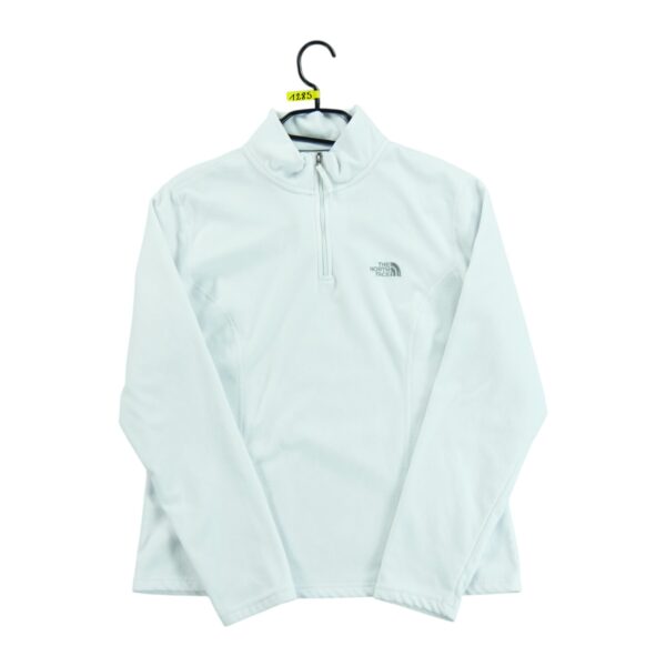 Pull polaires femme manches longues blanc The North Face Col Montant QWE1285