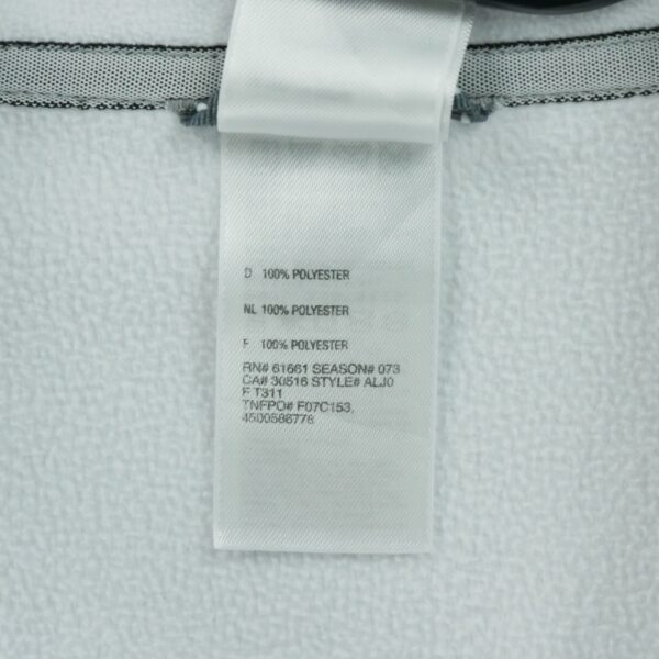 Pull polaires femme manches longues blanc The North Face Col Montant QWE1285