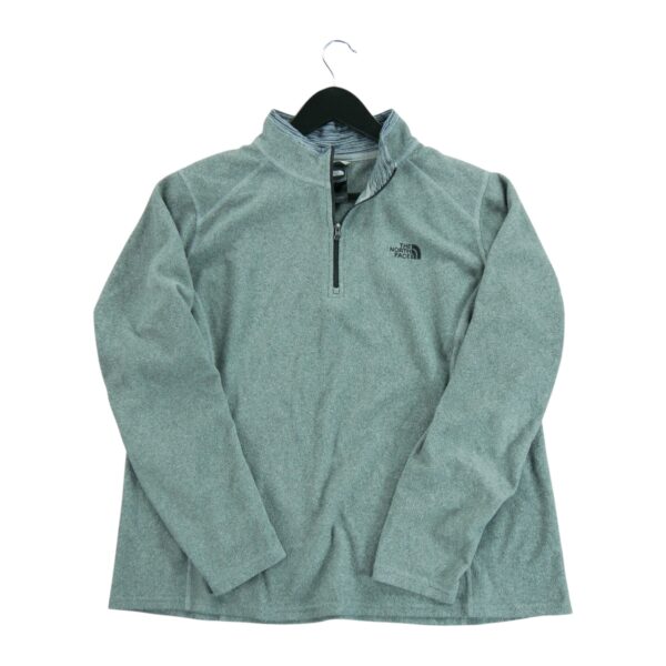 Pull polaires femme manches longues gris The North Face Col Montant QWE3650