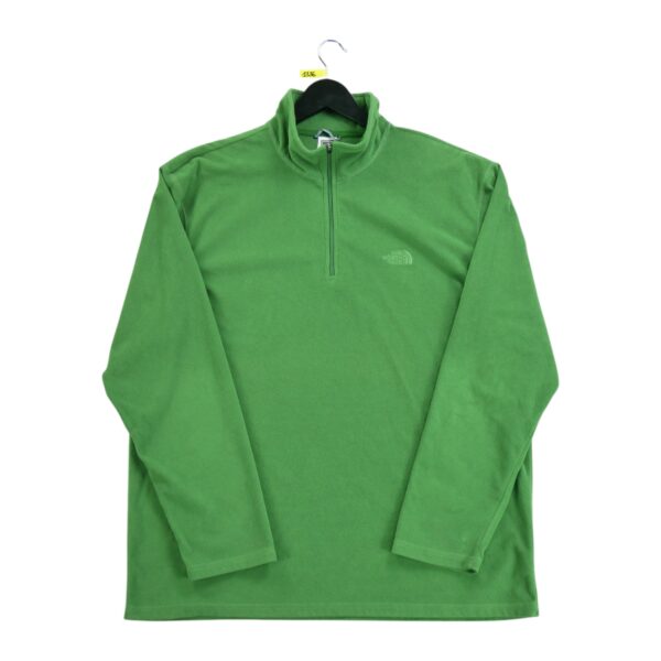 Pull polaires homme manches longues vert The North Face Col Montant QWE1336