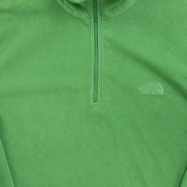 Pull polaires homme manches longues vert The North Face Col Montant QWE1336