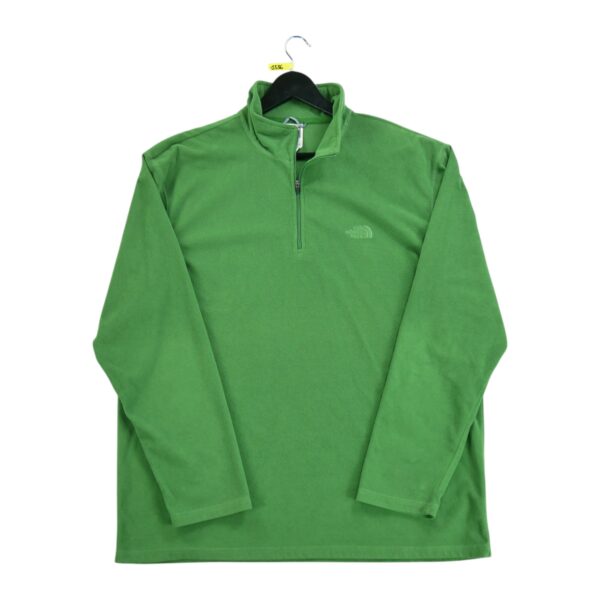 Pull polaires homme manches longues vert The North Face Col Montant QWE1336