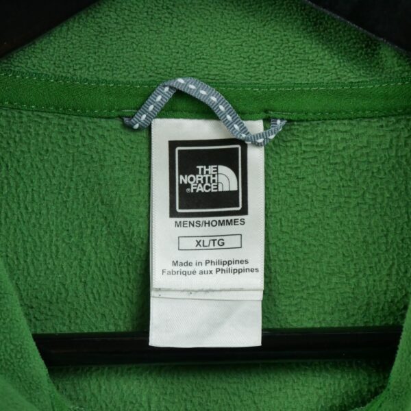 Pull polaires homme manches longues vert The North Face Col Montant QWE1336