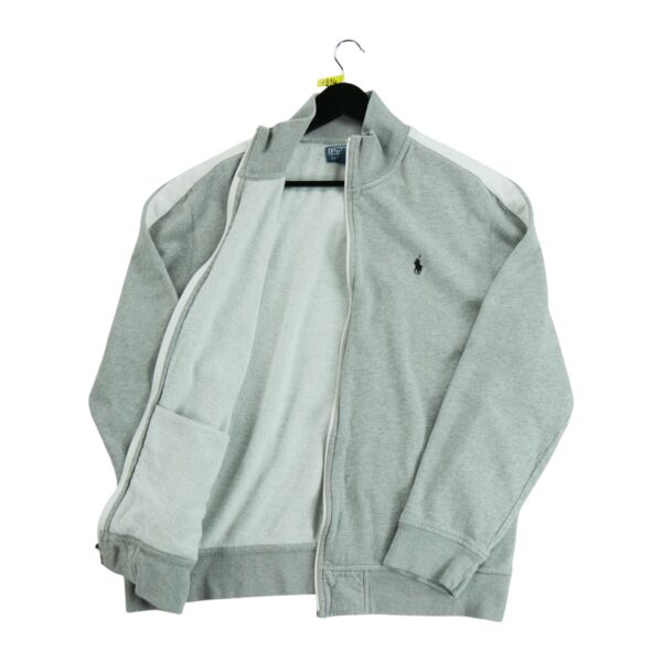 Sweat homme manches longues gris Polo Ralph Lauren Col Montant QWE1314