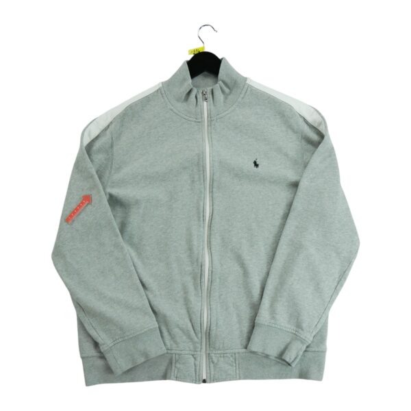 Sweat homme manches longues gris Polo Ralph Lauren Col Montant QWE1314