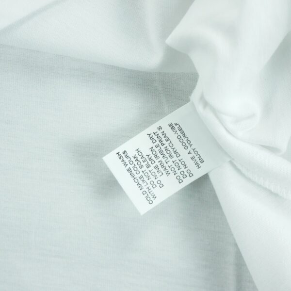 T shirt manches courtes homme blanc Stussy Motif imprime Col Rond QWE3160