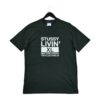 T shirt manches courtes homme noir Stussy Motif imprime Col Rond QWE3415