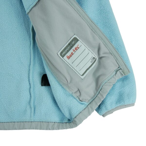Veste polaires enfant manches longues bleu clair The North Face Col Montant QWE1196