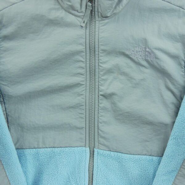Veste polaires enfant manches longues bleu clair The North Face Col Montant QWE1196