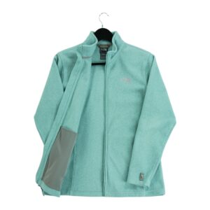 Veste polaires enfant manches longues turquoise The North Face Col Montant QWE0132