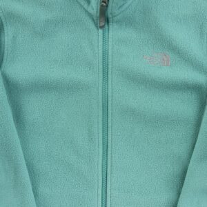 Veste polaires enfant manches longues turquoise The North Face Col Montant QWE0132