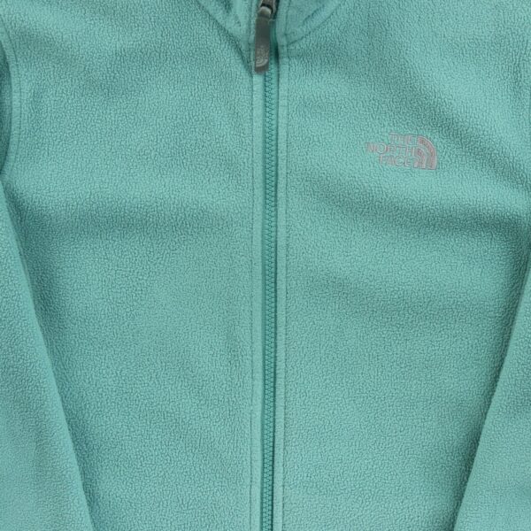 Veste polaires enfant manches longues turquoise The North Face Col Montant QWE0132