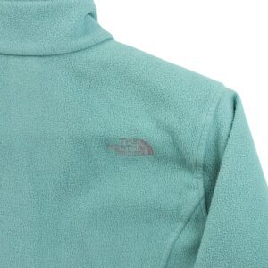 Veste polaires enfant manches longues turquoise The North Face Col Montant QWE0132