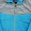 Veste polaires enfant manches longues turquoise The North Face Col Rond QWE1022