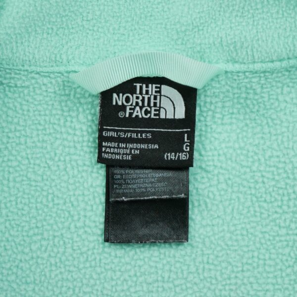Veste polaires enfant manches longues vert The North Face Col Montant QWE1222