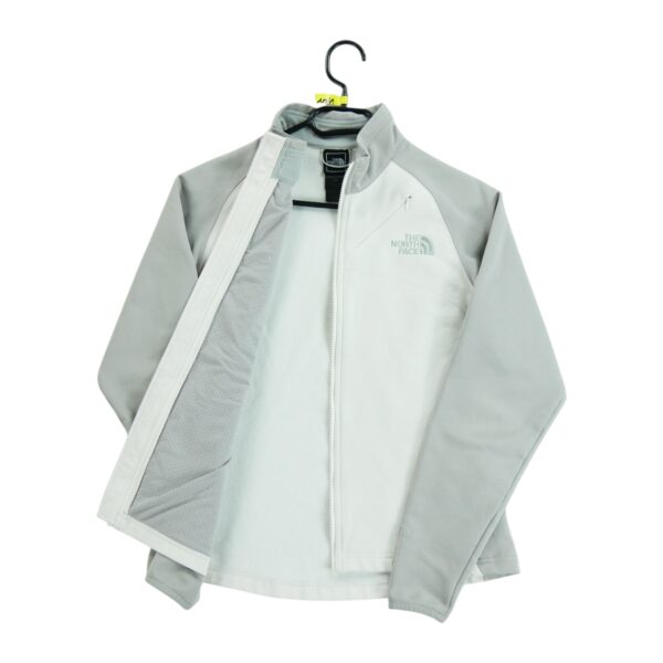 Veste polaires femme manches longues blanc The North Face Col Montant QWE1061