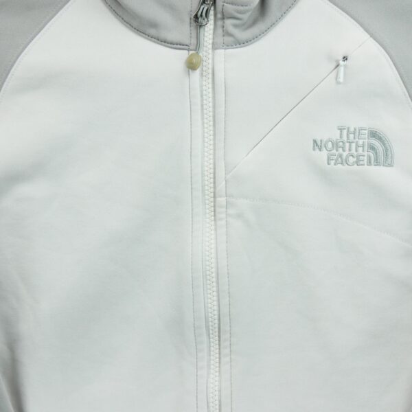Veste polaires femme manches longues blanc The North Face Col Montant QWE1061