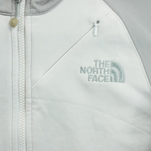 Veste polaires femme manches longues blanc The North Face Col Montant QWE1061