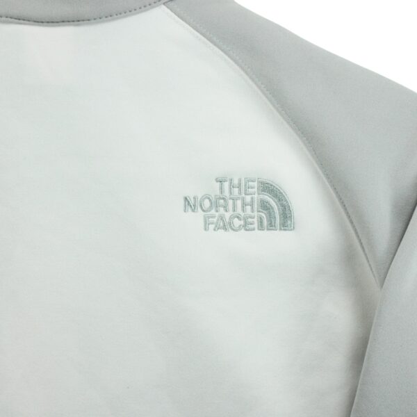 Veste polaires femme manches longues blanc The North Face Col Montant QWE1061