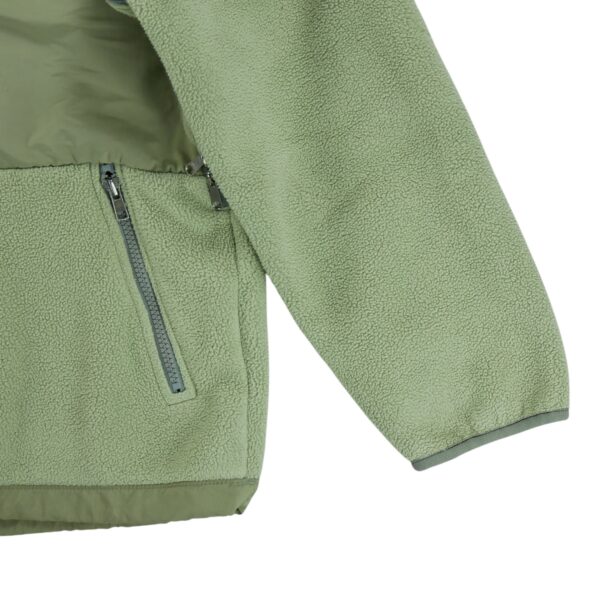 Veste polaires femme manches longues vert The North Face Col Montant QWE0280