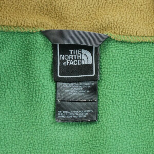Veste polaires homme manches longues vert The North Face Col Montant QWE0449