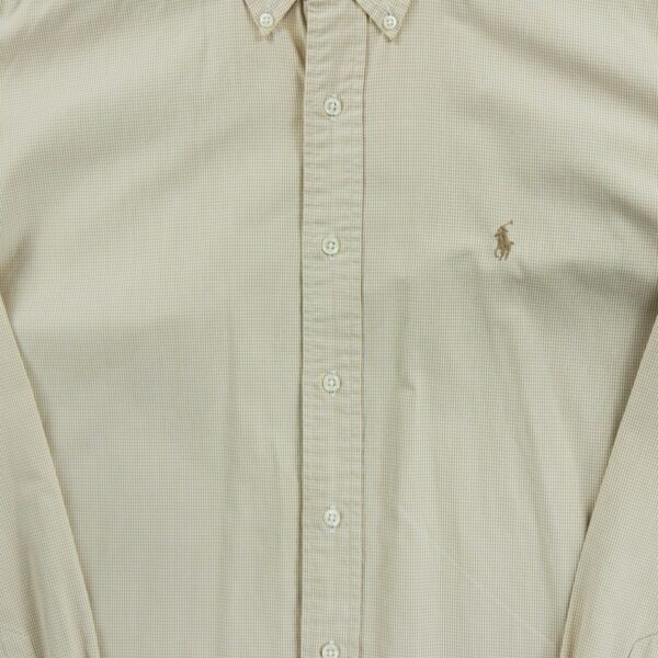 Chemise classiques homme manches longues marron Polo Ralph Lauren Motif a carreaux QWE1188
