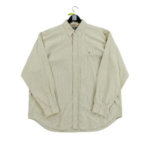 Chemise classiques homme manches longues marron Polo Ralph Lauren Motif a carreaux QWE1188